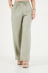 Lela Regular Fit Bağlama Detaylı Kolsuz Kadın Takım 5866787 Olive