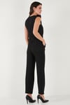 Lela Regular Fit Bol Paça Yelekli Kadın Takım 67045162S4 SİYAH