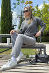 Lela Regular Fit Dik Yaka Yumuşak Dokulu Triko Bayan Kazak 4616222 ANTRASİT