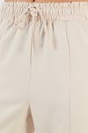 Lela Regular Fit Elastik Bel Bantlı Cepli Yırtmaç Detaylı Bayan Pantolon 6058053 TAŞ