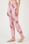 Lela Regular Fit Kısa Kollu Kadın Pijama Takımı 65740104 PEMBE