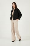 Lela Regular Fit Klasik Yaka Astarlı Cep Detaylı Bayan Ceket 6927670 SİYAH