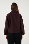 Lela Regular Fit Klasik Yaka Astarlı Cep Detaylı Bayan Ceket 6927670 MÜRDÜM