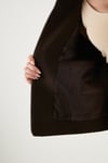 Lela Regular Fit Klasik Yaka Astarlı Cep Detaylı Bayan Ceket 6927670 Acı Kahve