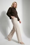 Lela Regular Fit Klasik Yaka Astarlı Cep Detaylı Bayan Ceket 6927670 Acı Kahve