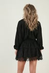 Lela Regular Fit Klasik Yaka Kemer Detaylı Bayan Gömlek 59134502 SİYAH