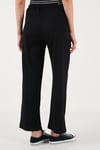 Lela Regular Fit Normal Bel Geniş Paça Kadın Pantolon 5866117 SİYAH