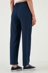 Lela Regular Fit Normal Bel Geniş Paça Kadın Pantolon 5866117 İNDİGO