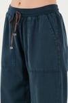 Lela Regular Fit Yüksek Bel Lastikli Paça Jogger Spor Bayan Pantolon 668YP5039 LACİVERT