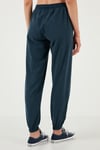 Lela Regular Fit Yüksek Bel Lastikli Paça Jogger Spor Bayan Pantolon 668YP5039 LACİVERT