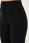 Lela Regular Fit Yüksel Bel Düz Paça Havuç Bayan Pantolon 68350109 SİYAH