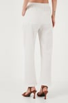 Lela Relaxed Fit Bol Paça Cepli Bayan Pantolon 5865678 TAŞ