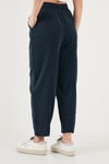 Lela Relaxed Fit Yüksek Bel Daralan Paça Kadın Pantolon 668YP5456 LACİVERT