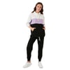 Lela Renk Bloklu Regular Fit Kapüşonlu Spor Bayan Takım 5863835 LİLA