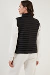 Lela Slim Fit Dik Yaka Cepli Şişme Bayan Yelek 497TAMARA SİYAH