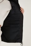 Lela Slim Fit Dik Yaka Cepli Şişme Bayan Yelek 497TAMARA SİYAH
