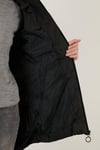 Lela Slim Fit Yakası Suni Kürklü Çıkarılabilir Kapüşonlu Uzun Bayan Mont 5760082 SİYAH