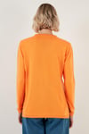Lela Soft Akrilik V Yaka Triko Bayan Kazak 6327030 ORANGE