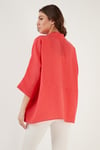 Lela Truvakar Kol Oversize Yazlık Kadın Gömlek 514344036 MERCAN