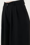 Lela Wide Leg Yüksek Bel Geniş Paça Palazzo Bayan Pantolon 5866290 SİYAH