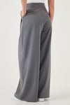 Lela Wide Leg Yüksek Bel Geniş Paça Palazzo Bayan Pantolon 5866290 GRİ