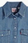 Levi's % 100 Pamuk Regular Fit Bayan Kot Gömlek 16786-0017 MAVİ