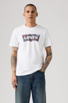 Levi's % 100 Pamuk Regular Fit Bisiklet Yaka Logolu Erkek T Shirt A2823-0316 BEYAZ