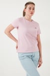Levi's % 100 Pamuk Regular Fit Bisiklet Yaka Bayan T Shirt A4917-0007 PEMBE