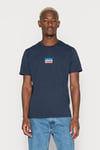Levi's % 100 Pamuk Regular Fit Bisiklet Yaka Erkek T Shirt A2823-0187 LACİVERT