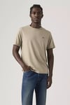 Levi's % 100 Pamuk Regular Fit Bisiklet Yaka Erkek T Shirt 008BT-0001 AÇIK KAHVE