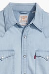 Levi's % 100 Pamuk Regular Fit Cepli Erkek Kot Gömlek 85744-0066 AÇIK MAVİ