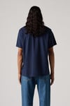 Levi's % 100 Pamuk Relaxed Fit Bisiklet Yaka Logolu Erkek T Shirt A2082-0257 LACİVERT