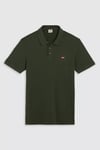 Levi's % 100 Pamuk Standart Fit Düğmeli Erkek Polo Yaka T Shirt 35883-0232 KOYU HAKİ