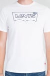 Levi's % 100 Pamuklu Bisiklet Yaka Erkek T Shirt 22489-0334 KREM