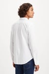 Levi's % 100 Pamuklu Slim Fit Erkek Gömlek 86625-0002 BEYAZ