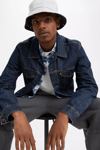 Levi's % 100 Pamuklu Standart Fit Çift Cepli Erkek Kot Ceket 72334-0557 LACİVERT