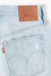 Levi's  % 100 Pamuklu Yüksek Bel 501 Bayan Short 56327-0336 AÇIK MAVİ