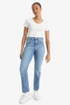 Levi's 501 % 100 Pamuk Regular Fit Normal Bel Düz Paça Jeans Bayan Kot Pantolon A7742-0010 AÇIK MAVİ