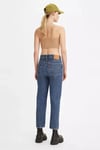 Levi's 501 Pamuklu Regular Fit Cropped Jeans Kadın Kot Pantolon A7739-0006 MAVİ