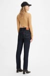 Levi's 501 Pamuklu Regular Fit Normal Bel Düz Paça Jeans Kadın Kot Pantolon A7742-0018 LACİVERT