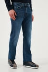 Levi's 505 Streç Pamuklu Regular Fit Düz Paça Jeans Erkek Kot Pantolon 001T2-0005 MAVİ