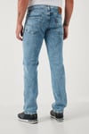 Levi's 505 Streç Pamuklu Regular Fit Düz Paça Jeans Erkek Kot Pantolon 001T2-0010 Buz Mavisi
