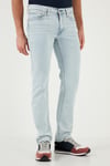 Levi's 511 Pamuklu Slim Fit Dar Paça Jeans Erkek Kot Pantolon A2081-0046 AÇIK MAVİ