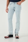Levi's 511 Pamuklu Slim Fit Dar Paça Jeans Erkek Kot Pantolon A2081-0046 AÇIK MAVİ