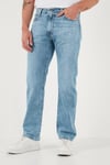 Levi's 555 Pamuklu Relaxed Straight Fit Orta Bel Düz Paça Jeans Erkek Kot Pantolon 003VA-0000 AÇIK MAVİ