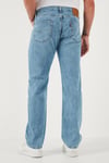 Levi's 555 Pamuklu Relaxed Straight Fit Orta Bel Düz Paça Jeans Erkek Kot Pantolon 003VA-0000 AÇIK MAVİ