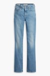 Levi's 725 Streç Pamuklu Normal Bel Düz Paça Flare Jeans Bayan Kot Pantolon 18759-0116 MAVİ