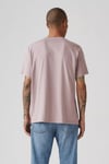 Levi's Logo Baskılı % 100 Pamuk Relaxed Fit Bisiklet Yaka Erkek T Shirt 16143-1838 GÜL KURUSU