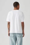 Levi's Logolu % 100 Pamuk Relaxed Fit Bisiklet Yaka Erkek T Shirt A9440-0008 BEYAZ