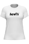 Levi's Logolu Bisiklet Yaka % 100 Pamuk Regular Fit Bayan T Shirt A2086-0102 BEJ